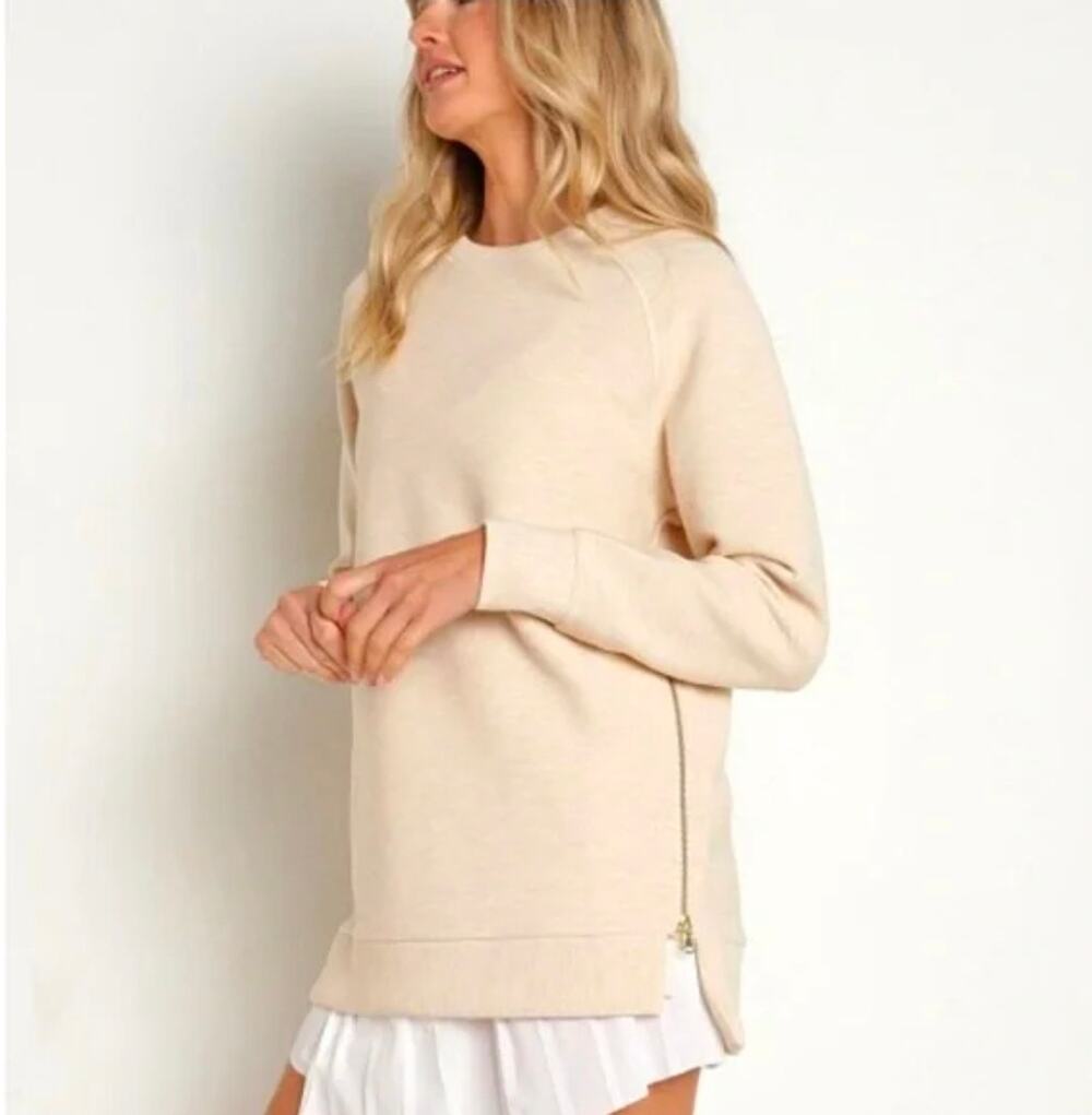 Varley Manning Ribbed Zipper Pullover